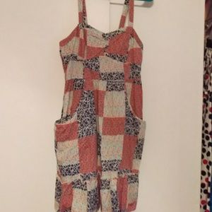 Mixed Pattern Dress